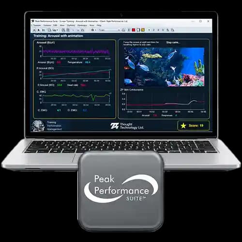 نرم‌افزار نوروفیدبک و بیوفیدبک ارتقاء عملکرد Peak Performance Suite